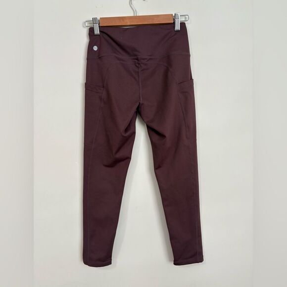 Z by Zella Deep Plum Crop Leggings - Picture 6 of 9